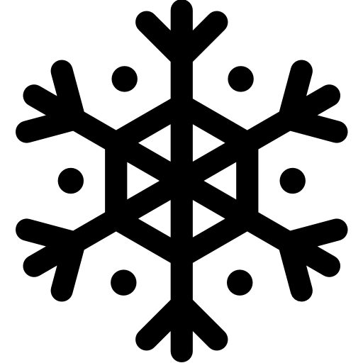 スノーフレーク Basic Rounded Lineal icon