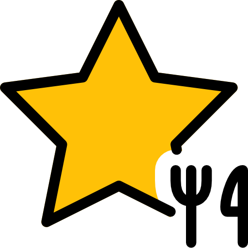 estrella Pixel Perfect Lineal Color icono