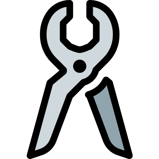 Pliers Pixel Perfect Lineal Color icon