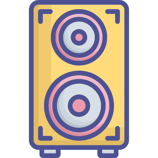Loud speaker Generic color lineal-color icon