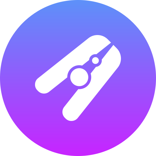 Clothes pin Generic gradient fill icon