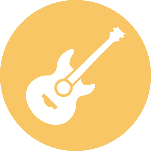 Guitar music Generic color fill icon