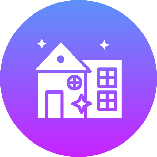 sauberes haus Generic gradient fill icon