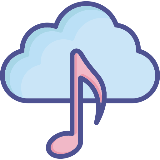 online-musik Generic color lineal-color icon