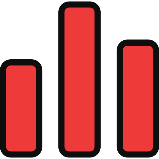 estadística Generic color lineal-color icono