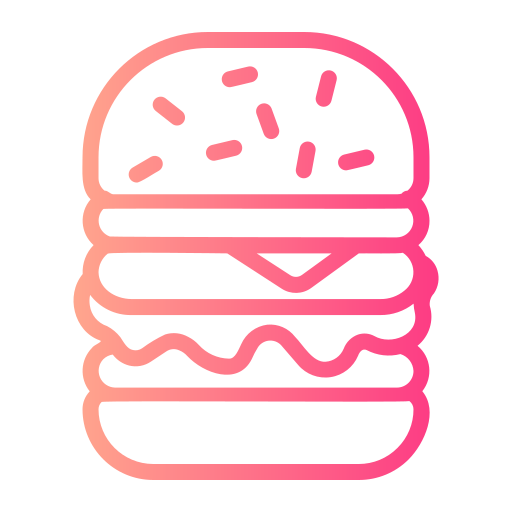 hambuger Generic gradient outline ikona