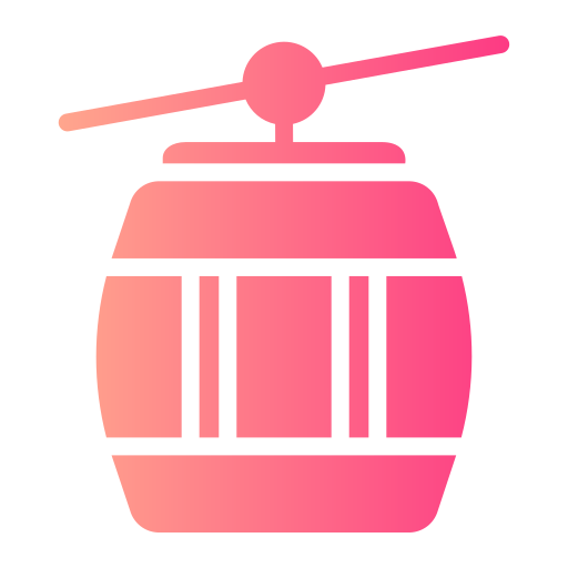 Cable car Generic gradient fill icon