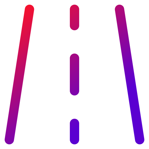 strada Generic gradient outline icona