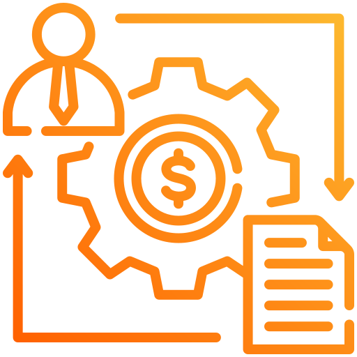 administración del dinero Generic gradient outline icono