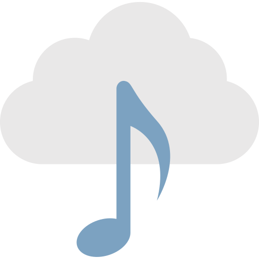 Online music Generic color fill icon