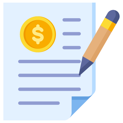 Invoice Generic color fill icon