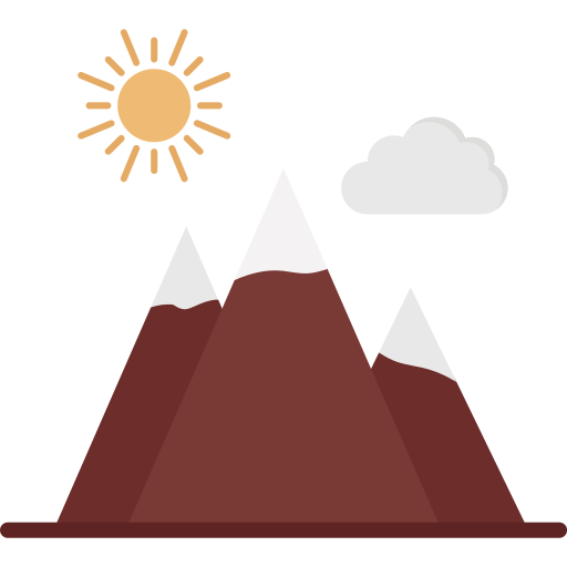 góry Generic color fill ikona