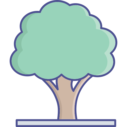 albero arbustivo Generic color lineal-color icona