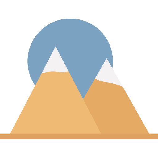 góry Generic color fill ikona