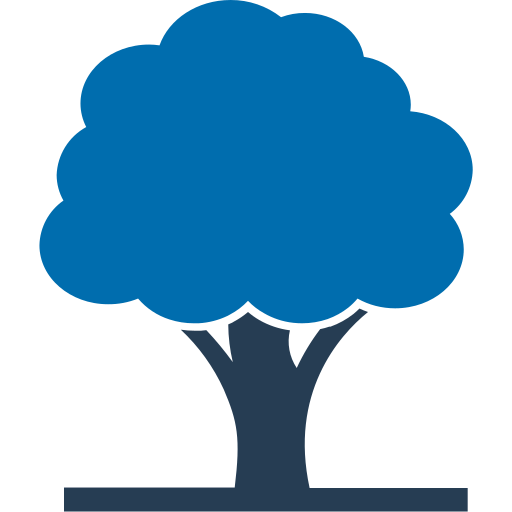 albero arbustivo Generic color fill icona