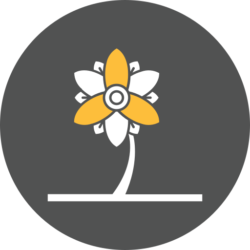 Flowering Generic color fill icon