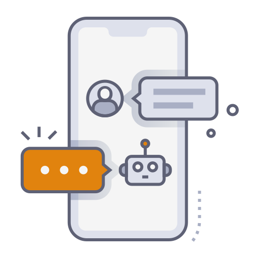 chat-bot Generic gradient lineal-color icon