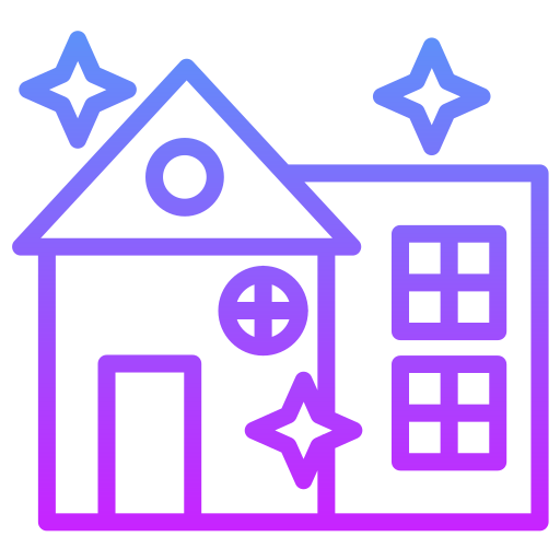 Clean house Generic gradient outline icon