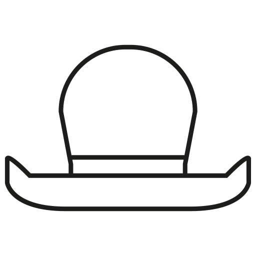chapeau Generic outline Icône