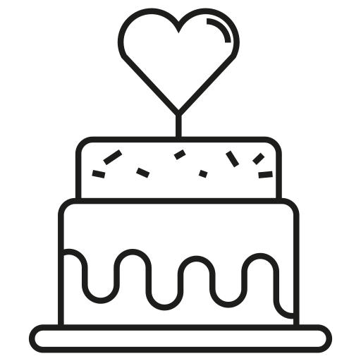 taart Generic outline icoon