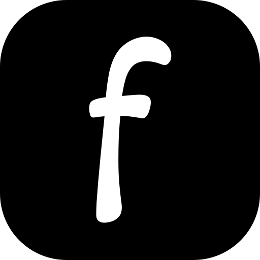 文字f Generic black fill icon