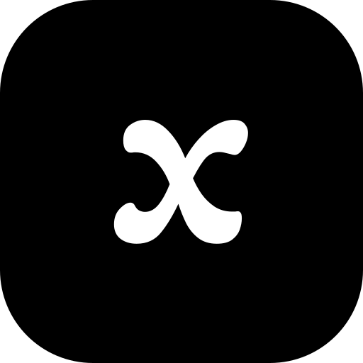litera x Generic black fill ikona