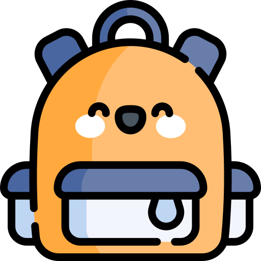 Backpack Kawaii Lineal color icon