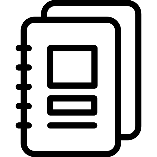 notatniki Detailed Mixed Lineal ikona