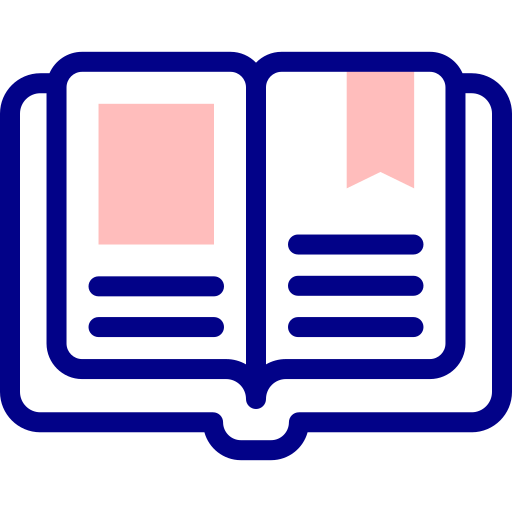 Book Detailed Mixed Lineal color icon