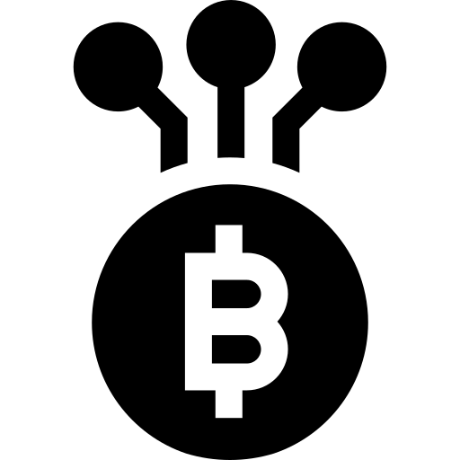 criptovaluta Basic Straight Filled icona