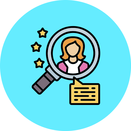 Talent search Generic color lineal-color icon
