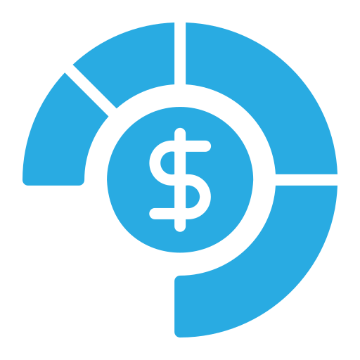 Pie chart Generic color fill icon