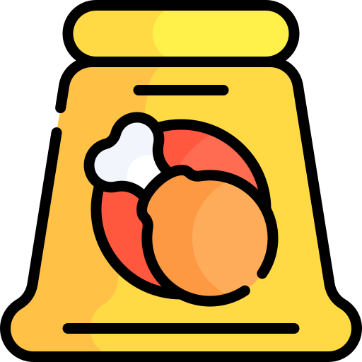 Food delivery Kawaii Lineal color icon