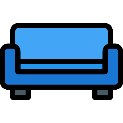 Sofa Pixel Perfect Lineal Color icon