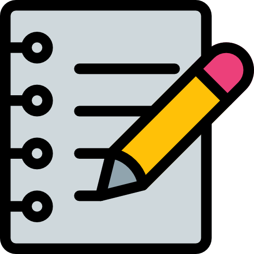 Notes Pixel Perfect Lineal Color icon