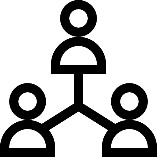 networking Basic Straight Lineal Ícone