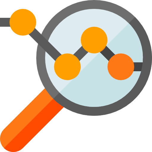 analyse Basic Straight Flat icoon