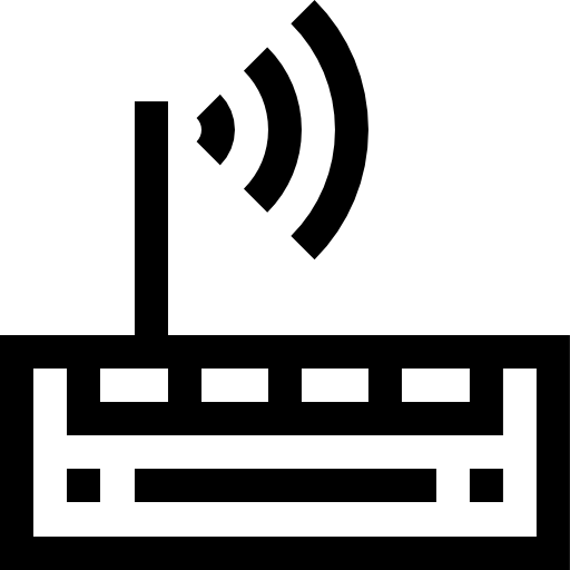 enrutador Basic Straight Lineal icono