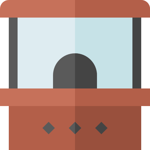 매표소 Basic Straight Flat icon