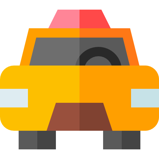 タクシー Basic Straight Flat icon