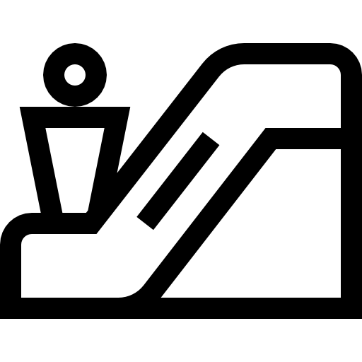 escalera mecánica Basic Straight Lineal icono