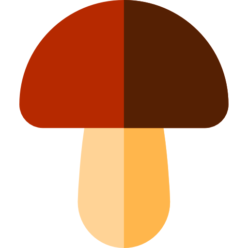 Mushroom Basic Rounded Flat icon
