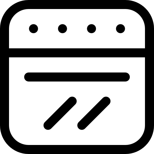 오븐 Basic Rounded Lineal icon
