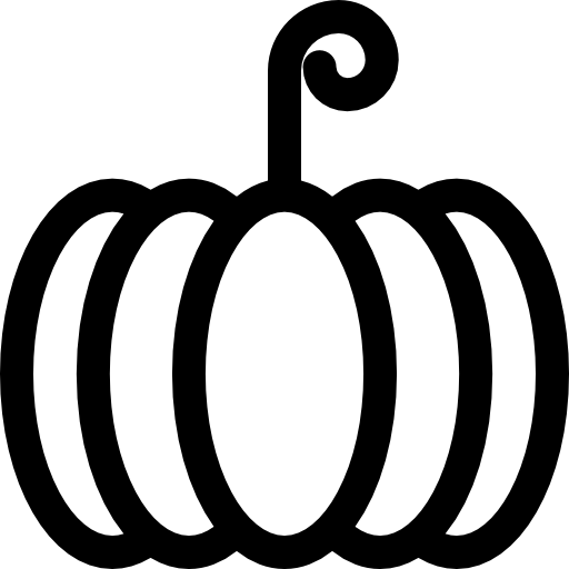 calabaza Basic Rounded Lineal icono