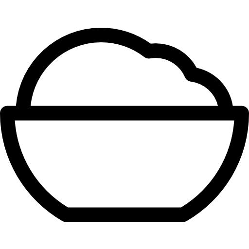 으깬 감자 Basic Rounded Lineal icon