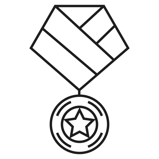 medalha Generic outline Ícone