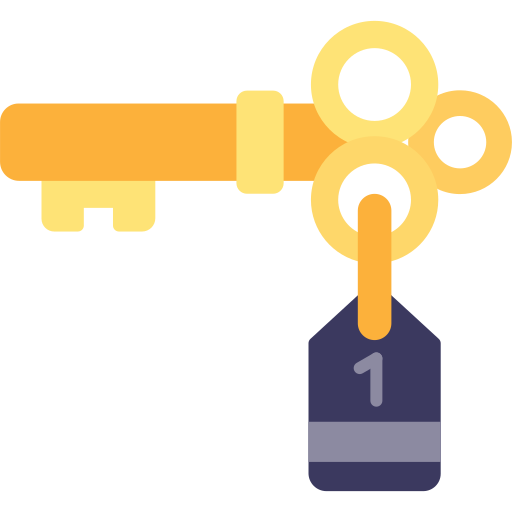 Door key Generic color fill icon