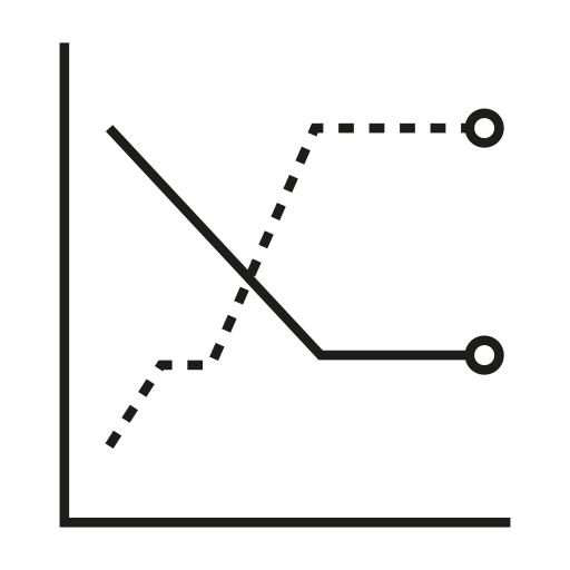 wykres Generic outline ikona
