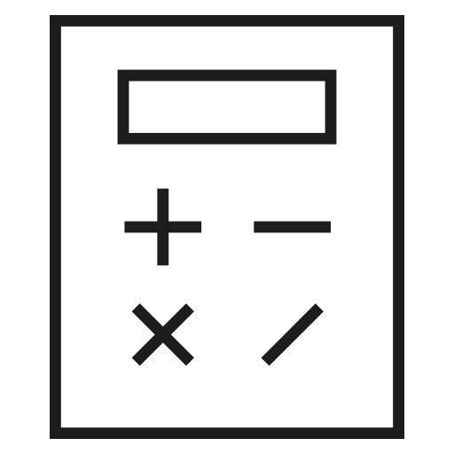 calculatrice Generic outline Icône