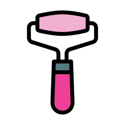 Facial roller Generic color lineal-color icon